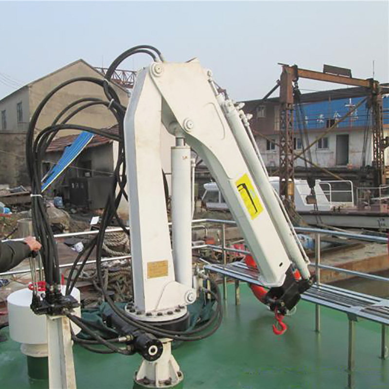 2 Ton Folding Boom Marine Crane