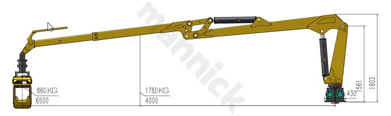 GD-6800B Soft Connection Type Log Grapple