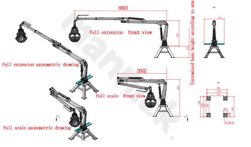 GD-6800B Soft Connection Type Log Grapple