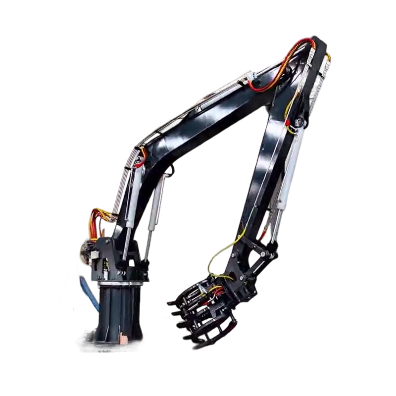 7M 8M Electric Stationary Material Grab Crane