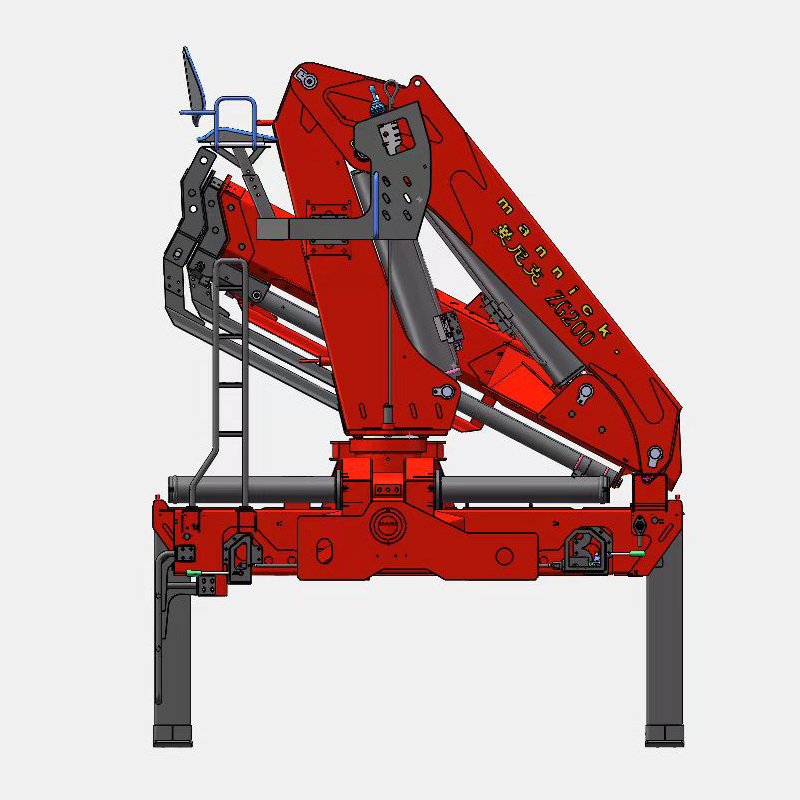 Truck mounted Log Grab Fold Crane