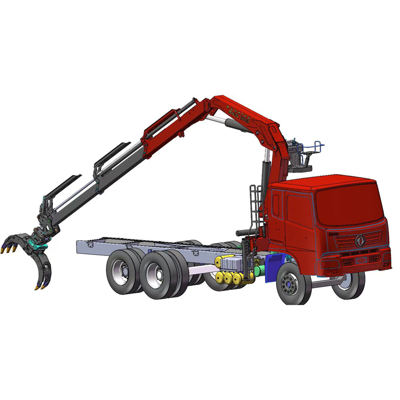 Truck mounted Hydraulic Rotating Log Grapple - 副本